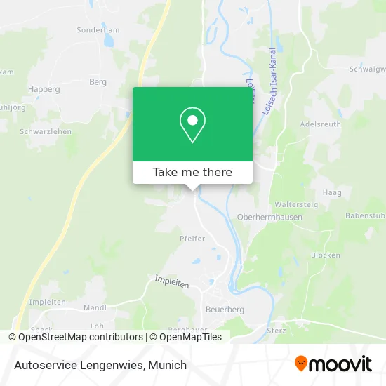 Карта Autoservice Lengenwies