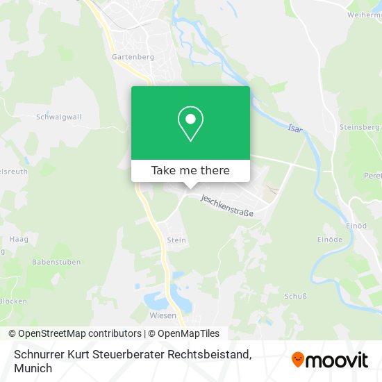 Schnurrer Kurt Steuerberater Rechtsbeistand map