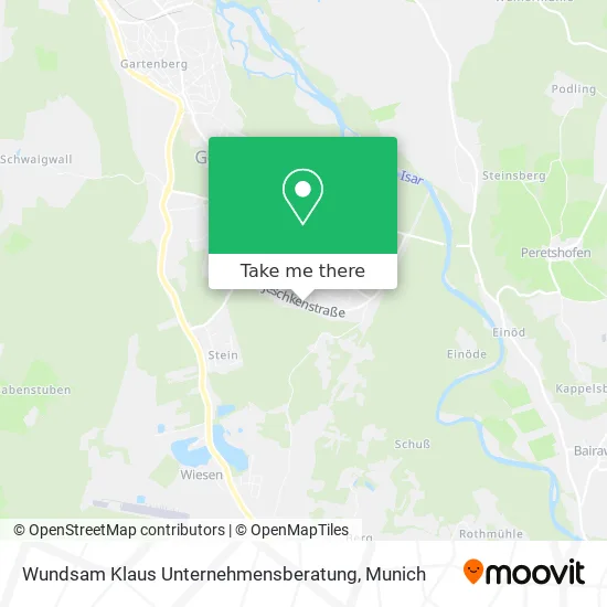 Карта Wundsam Klaus Unternehmensberatung