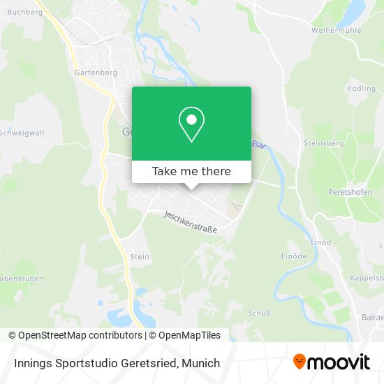 Innings Sportstudio Geretsried map