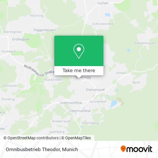 Omnibusbetrieb Theodor map