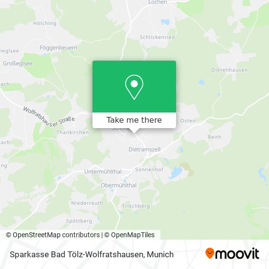 Sparkasse Bad Tölz-Wolfratshausen map