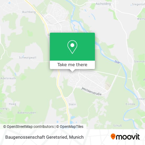 Baugenossenschaft Geretsried map