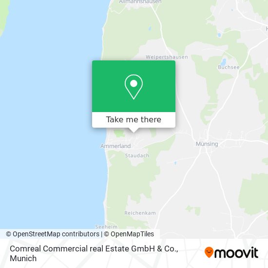 Comreal Commercial real Estate GmbH & Co. map
