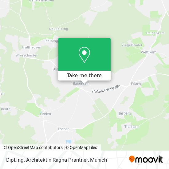 Dipl.Ing. Architektin Ragna Prantner map