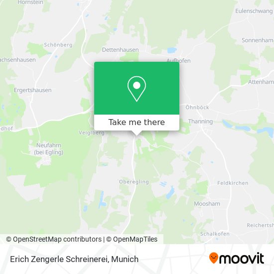 Erich Zengerle Schreinerei map