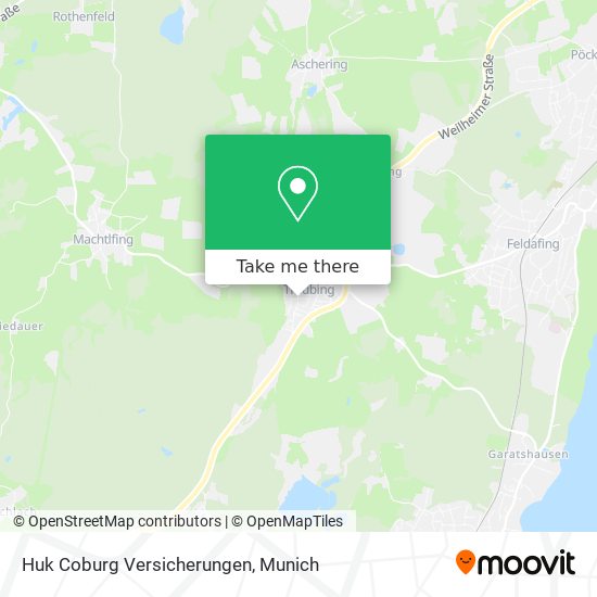 Huk Coburg Versicherungen map