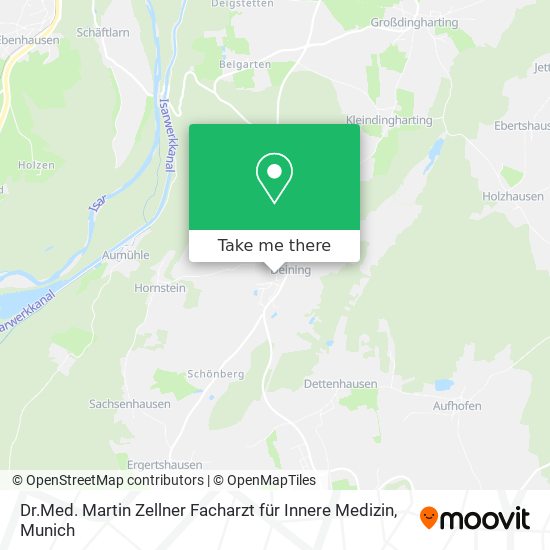 Dr.Med. Martin Zellner Facharzt für Innere Medizin map