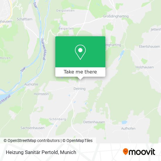 Heizung Sanitär Pertold map