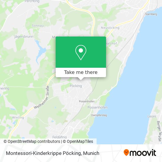 Montessori-Kinderkrippe Pöcking map