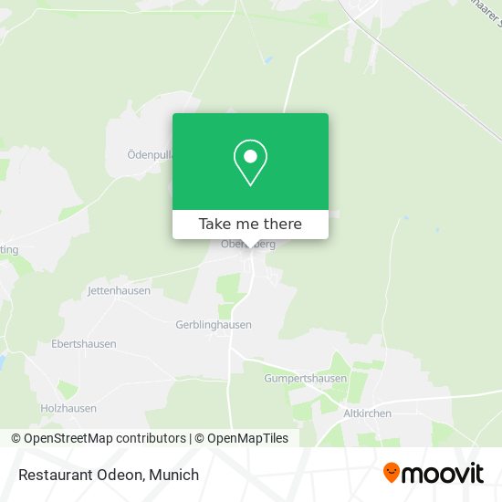 Restaurant Odeon map