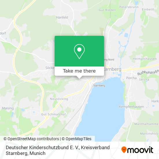 Deutscher Kinderschutzbund E. V., Kreisverband Starnberg map