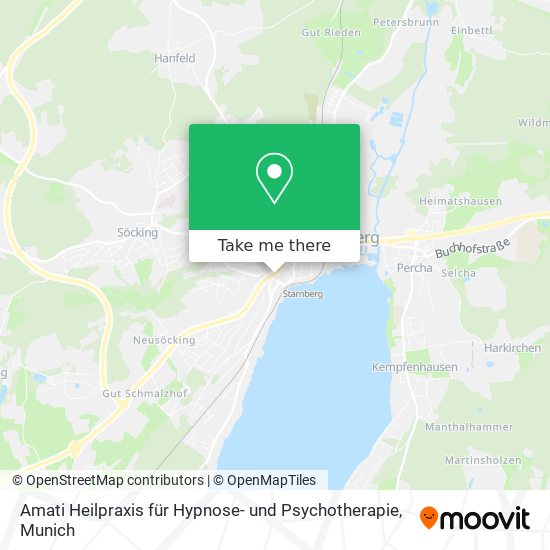 Amati Heilpraxis für Hypnose- und Psychotherapie map