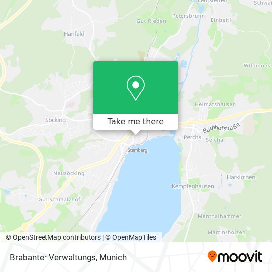 Brabanter Verwaltungs map