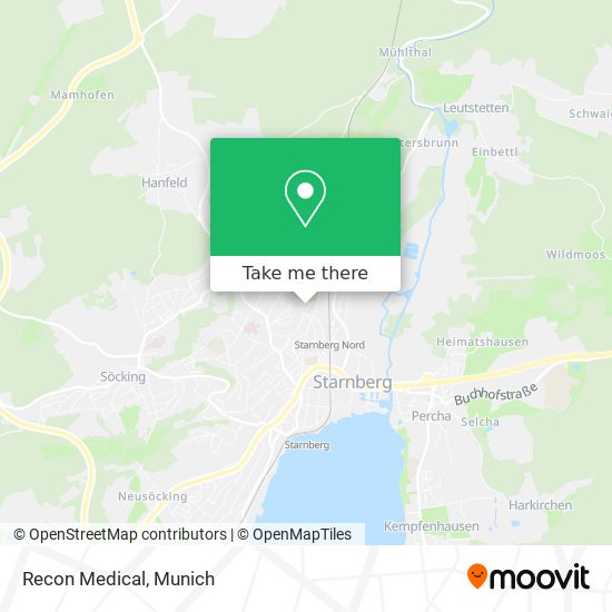 Recon Medical map