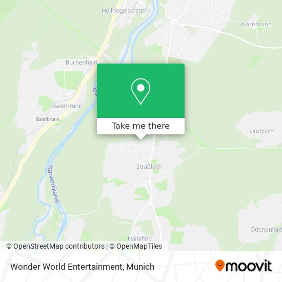 Карта Wonder World Entertainment