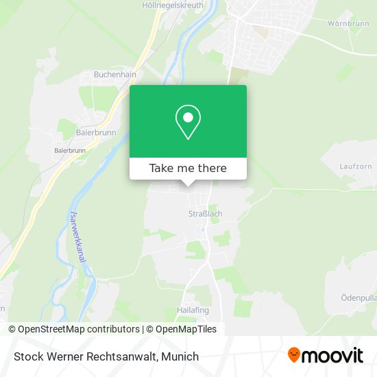 Stock Werner Rechtsanwalt map
