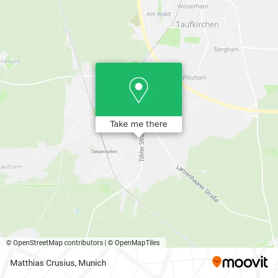 Карта Matthias Crusius