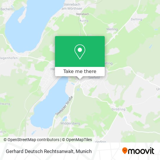 Gerhard Deutsch Rechtsanwalt map