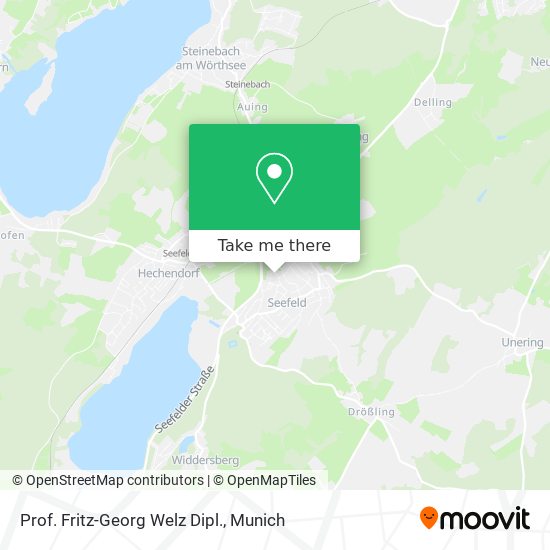 Prof. Fritz-Georg Welz Dipl. map