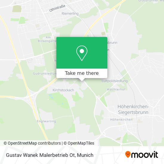Gustav Wanek Malerbetrieb Ot map