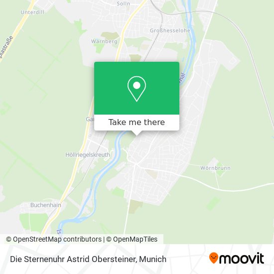 Die Sternenuhr Astrid Obersteiner map