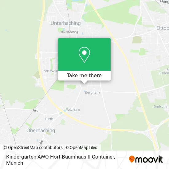 Карта Kindergarten AWO Hort Baumhaus II Container