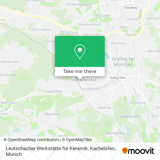 Карта Leutschacher Werkstätte für Keramik, Kachelöfen