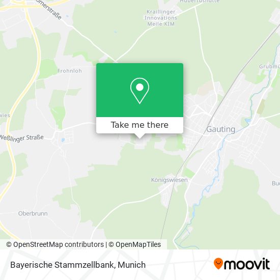 Bayerische Stammzellbank map