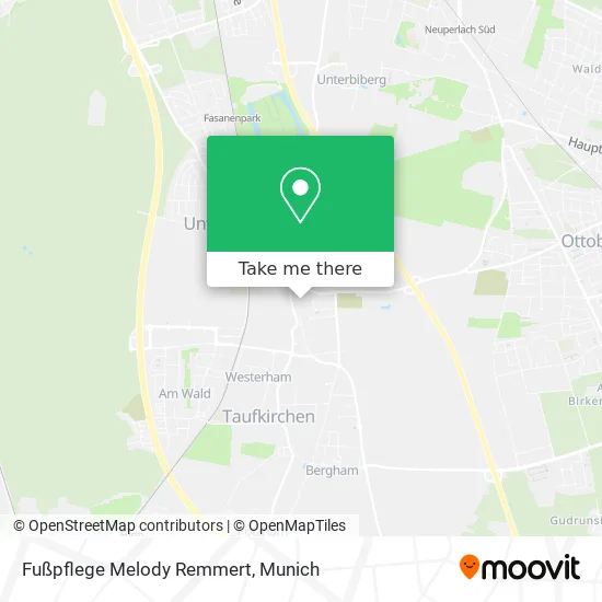 Карта Fußpflege Melody Remmert