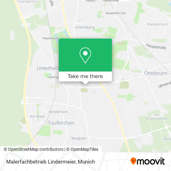 Malerfachbetrieb Lindermeier map