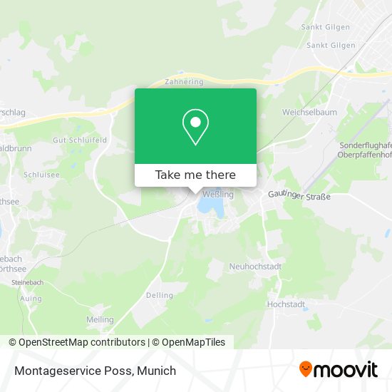 Montageservice Poss map