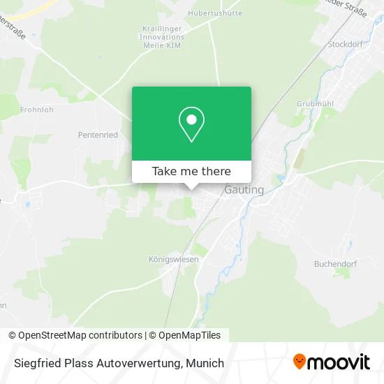 Карта Siegfried Plass Autoverwertung