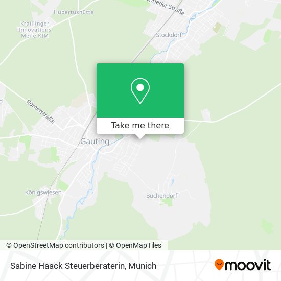 Sabine Haack Steuerberaterin map