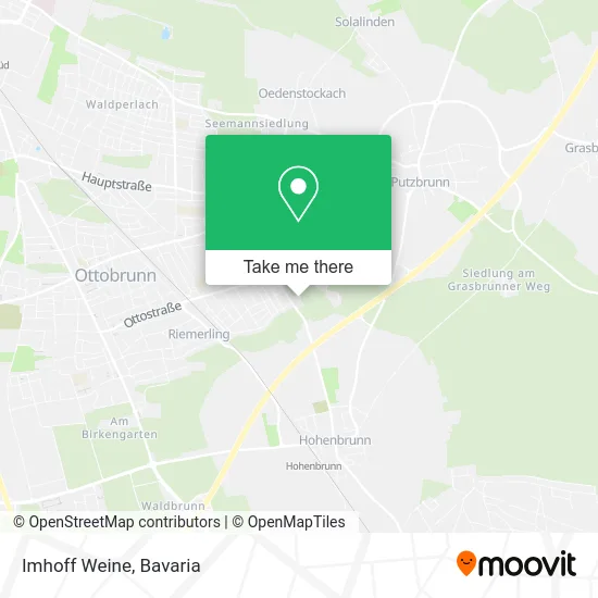 Карта Imhoff Weine