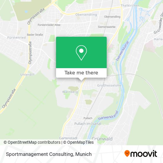 Sportmanagement Consulting map