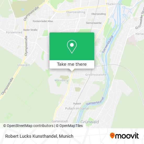 Robert Lucks Kunsthandel map