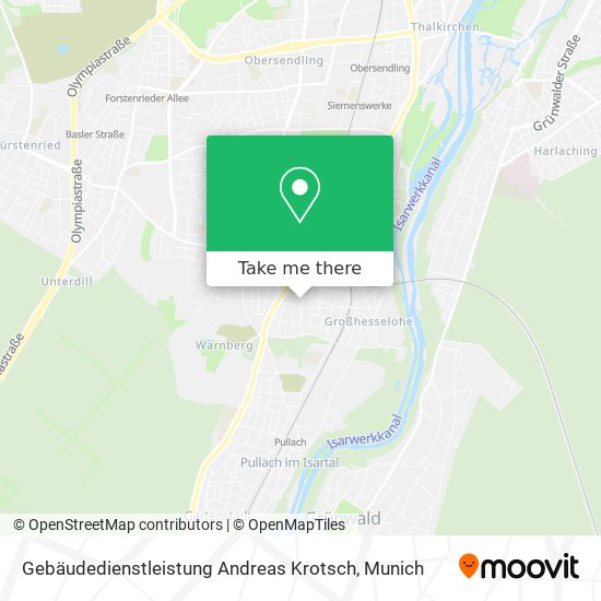 Gebäudedienstleistung Andreas Krotsch map