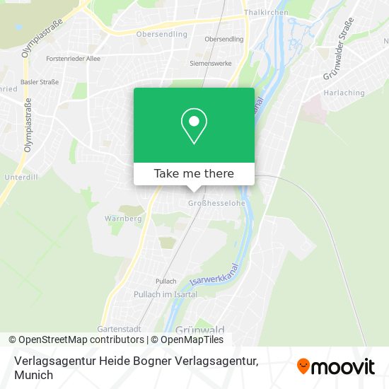 Карта Verlagsagentur Heide Bogner Verlagsagentur