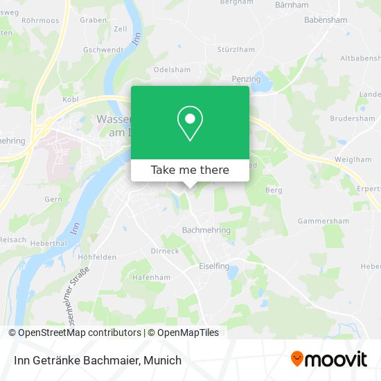 Inn Getränke Bachmaier map