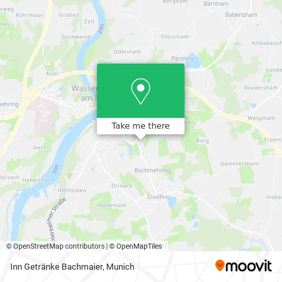 Карта Inn Getränke Bachmaier