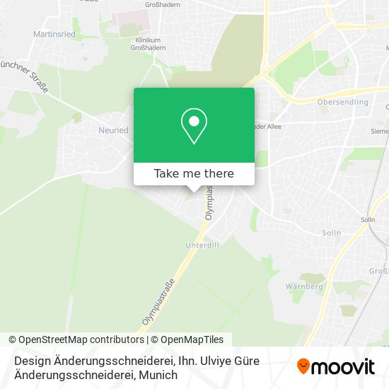 Design Änderungsschneiderei, Ihn. Ulviye Güre Änderungsschneiderei map