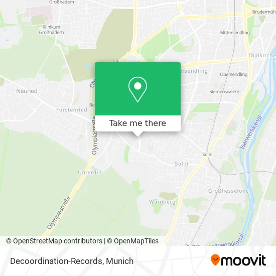 Карта Decoordination-Records