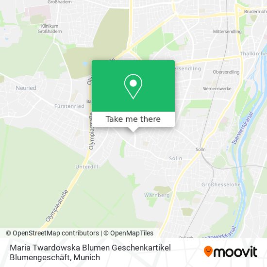 Maria Twardowska Blumen Geschenkartikel Blumengeschäft map