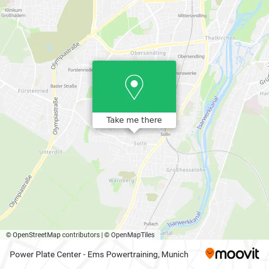 Карта Power Plate Center - Ems Powertraining