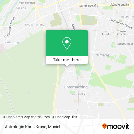 Astrologin Karin Kruse map