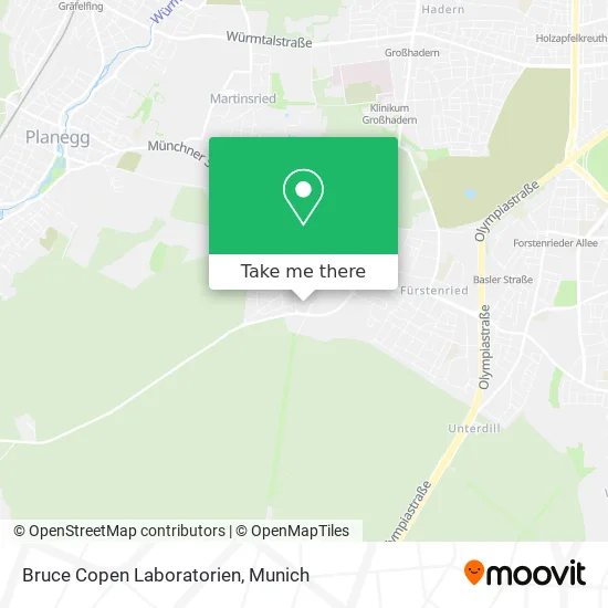 Карта Bruce Copen Laboratorien