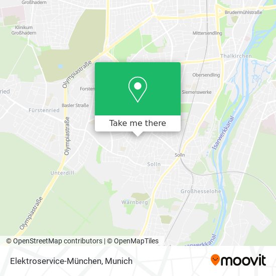 Elektroservice-München map