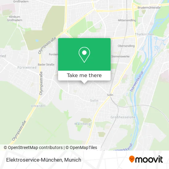Карта Elektroservice-München