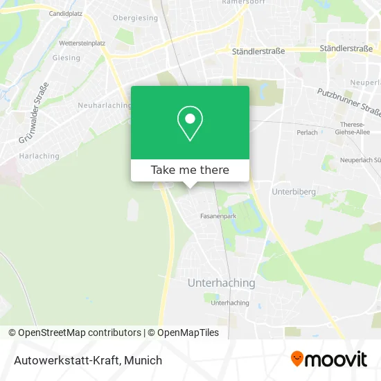 Карта Autowerkstatt-Kraft